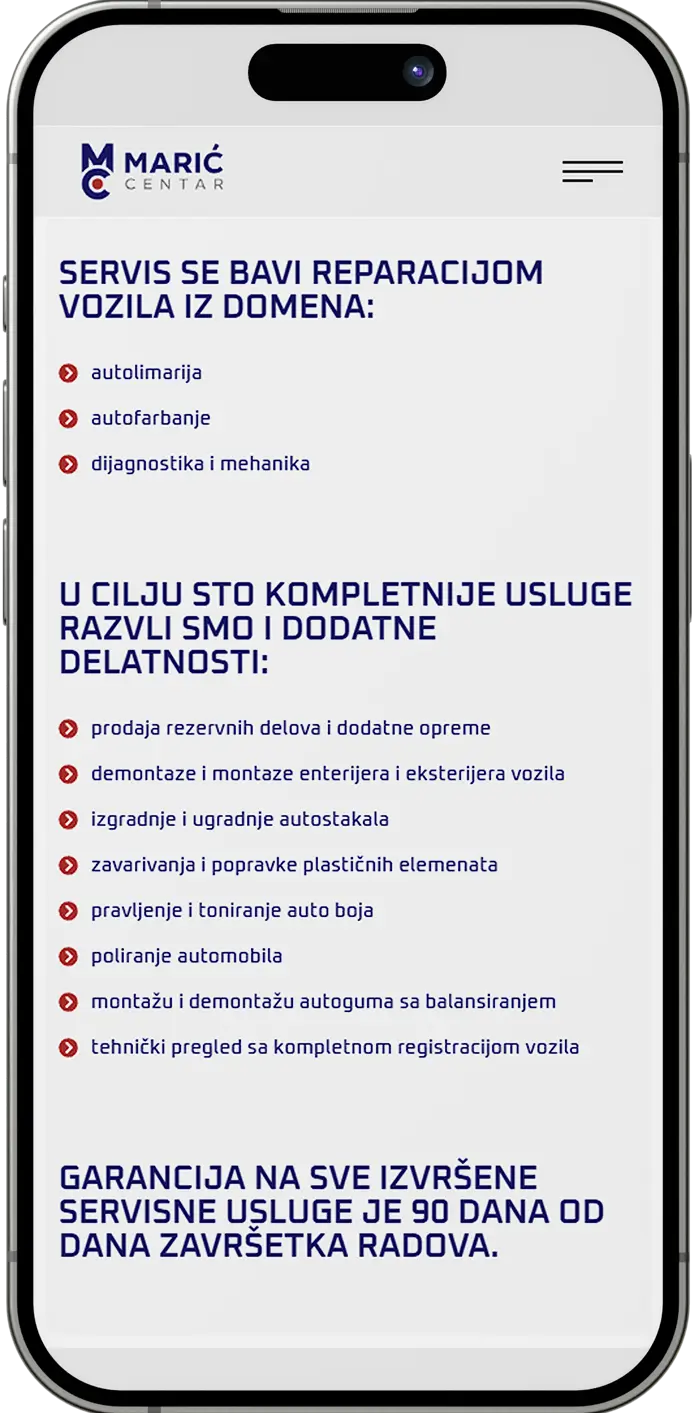 Maric centar mob 07