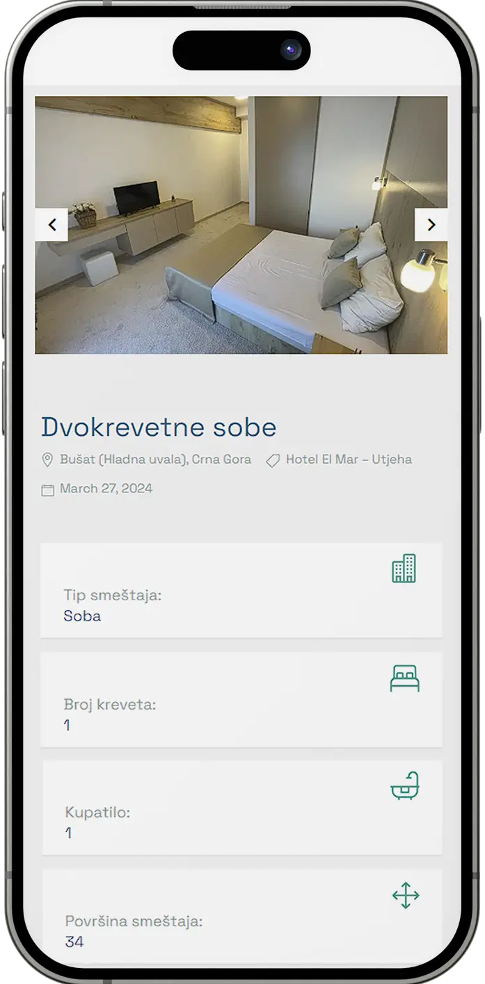 El Mar Hotel – Mobilno iskustvo 3