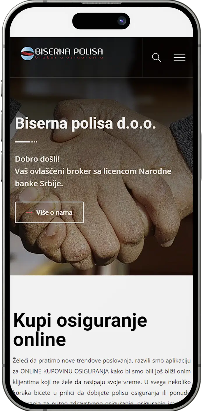 Biserna Polisa – Mobilno iskustvo 1