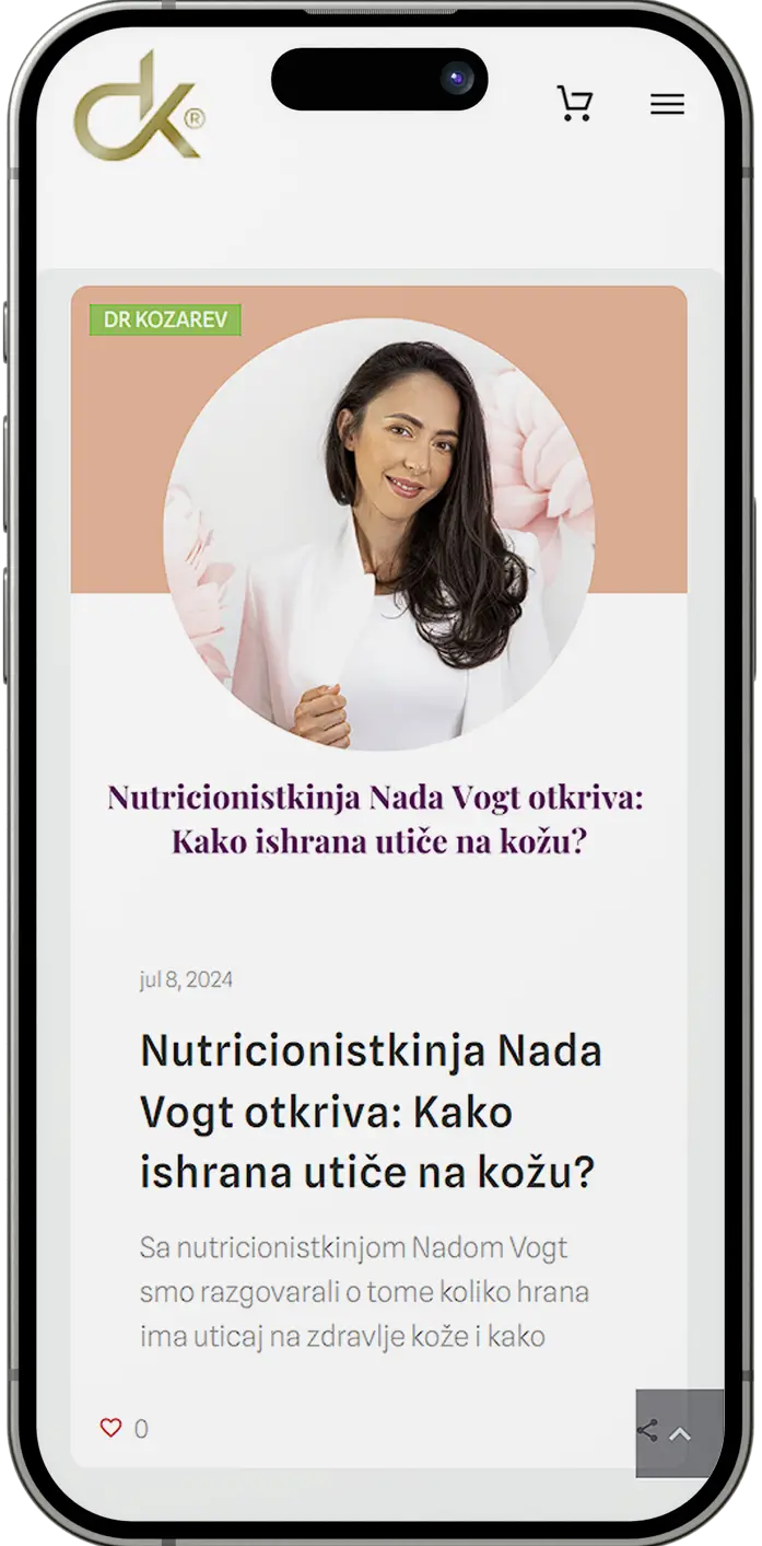 Kozarev Cosmedics – Mobilno iskustvo 7