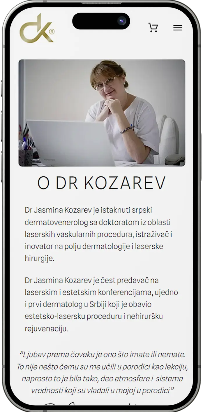 Kozarev Cosmedics – Mobilno iskustvo 6