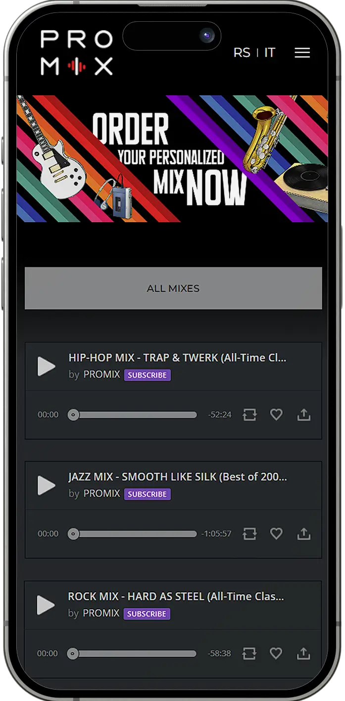 Promix Studio – Mobilno iskustvo 2