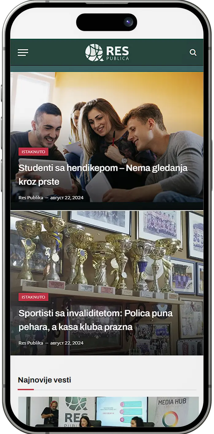 RES Publika – Mobilno iskustvo 1